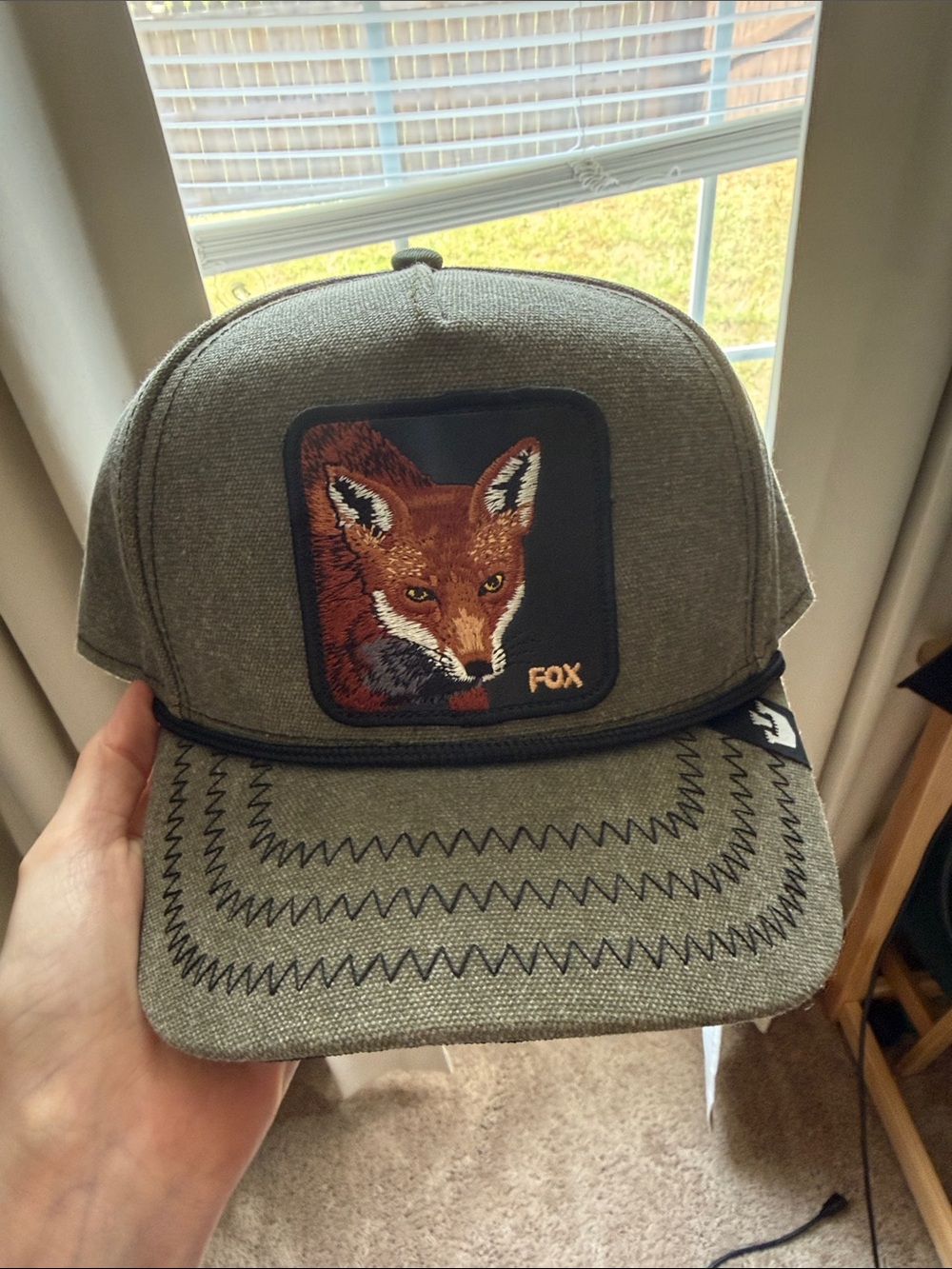 The farm goorin bros FOX patch hat NWT